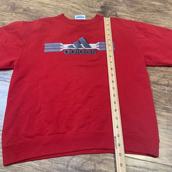 Adidas red crew neck sweater - Picture 11 of 12